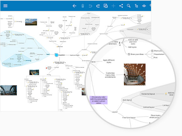 Mind map app for android